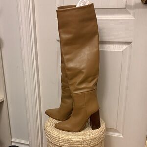 Brand New never worn! Leather Knee-High Boots, size 5